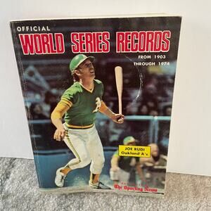 Official World Series Records 1903-1974 paperback